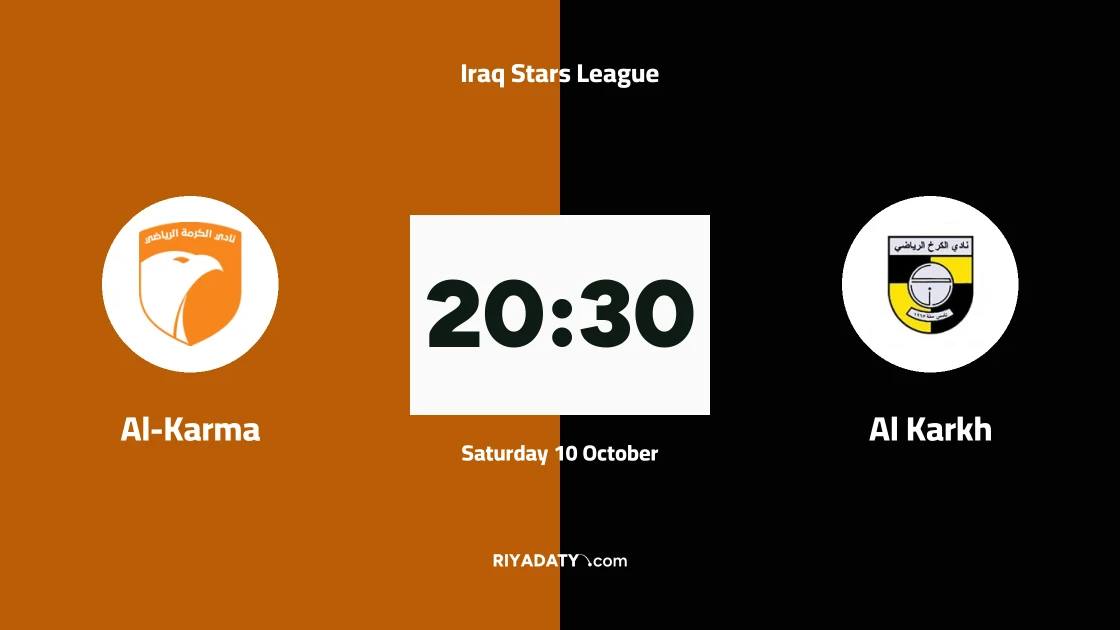 Al-Karma host Al Karkh in Matchday 9 of Iraq Stars League