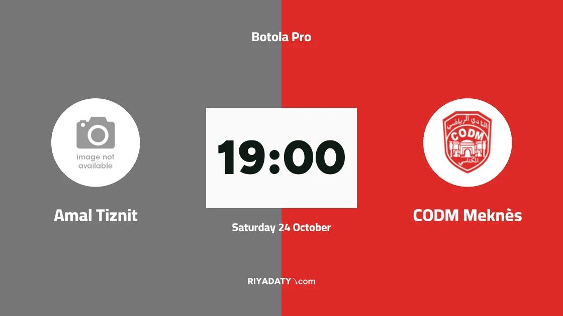 Amal Tiznit to host CODM Meknès in Round 5 of Morocco's Botola Pro