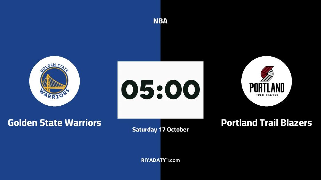Golden State Warriors host Portland Trail Blazers in the NBA
