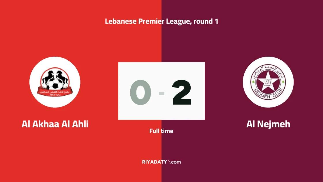 Al Nejmeh beat Al Akhaa Al Ahli with a Gbadamosi brace in Lebanese Premier League opener