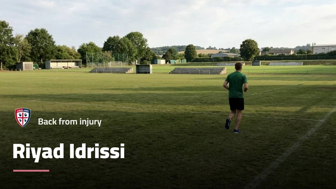 Riyad Idrissi returns to training with Cagliari after recovering from knee injury