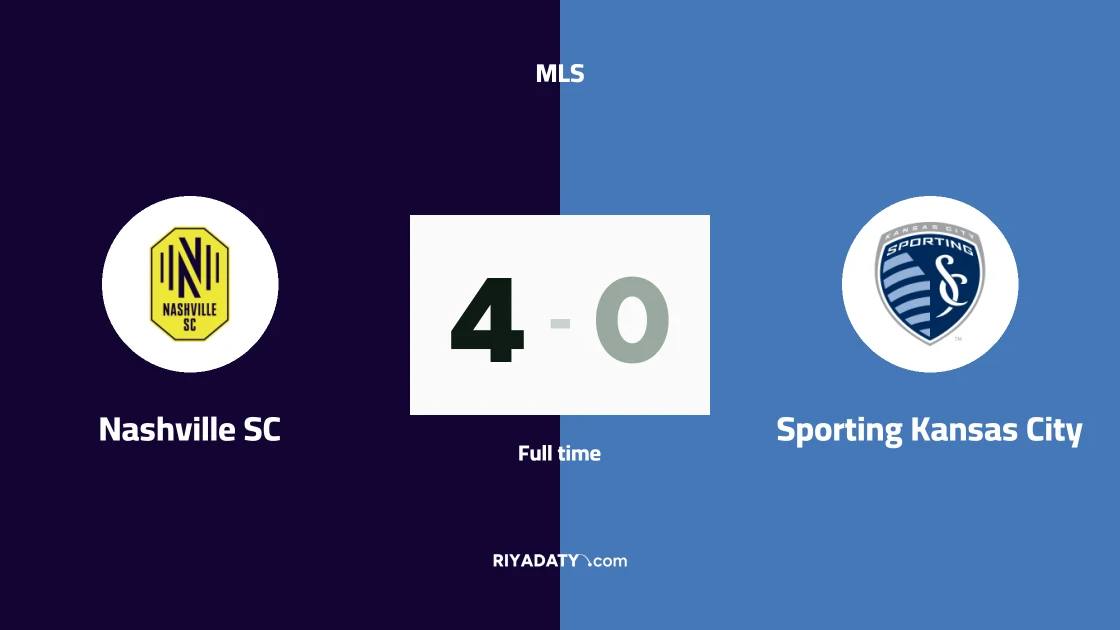 Nashville claim fourth straight MLS win after thrashing Kansas City
