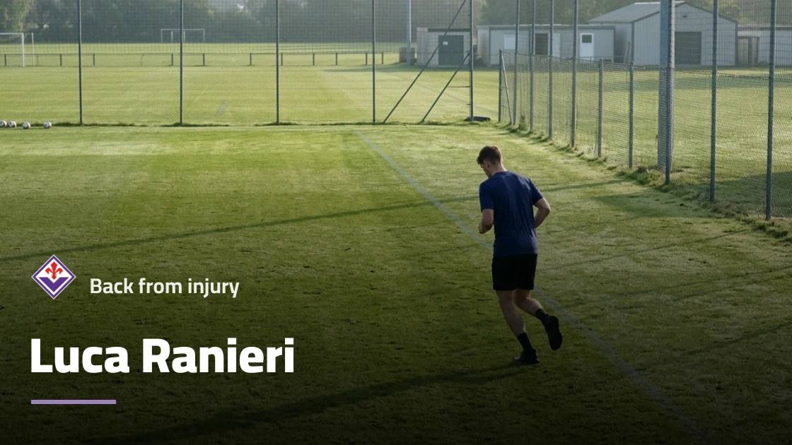 Ranieri returns to training with Fiorentina after absence due to leg injury