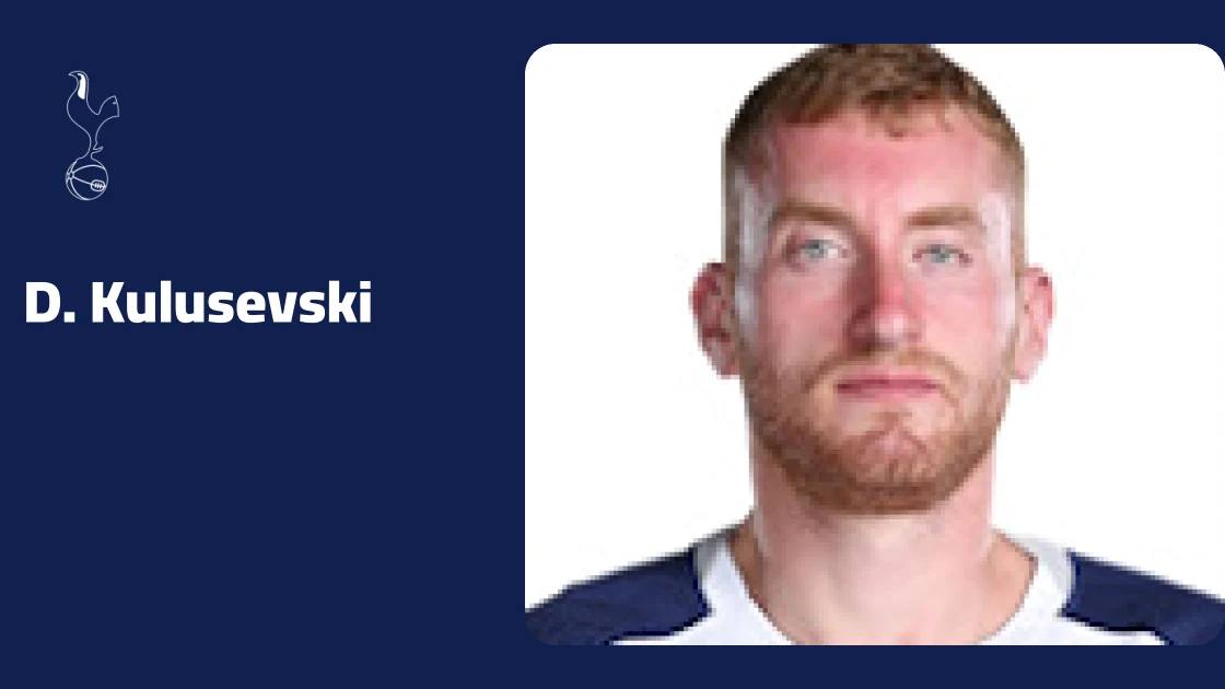 Kulusevski returns to Tottenham squad after recovering from knee injury