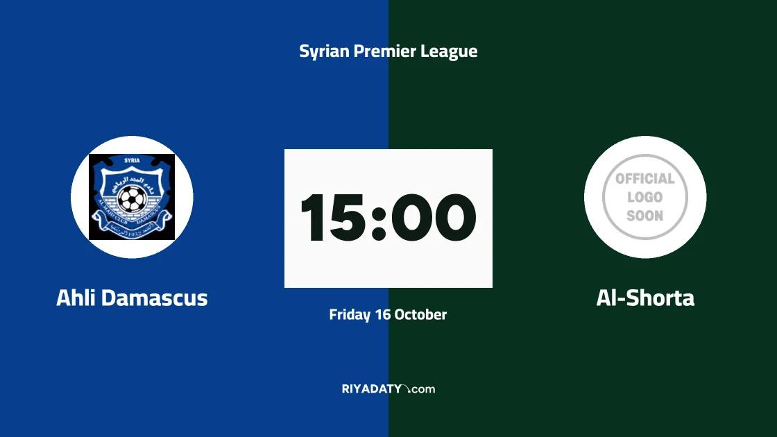 Ahli Damascus host Al-Shorta in Syrian Premier League matchday two