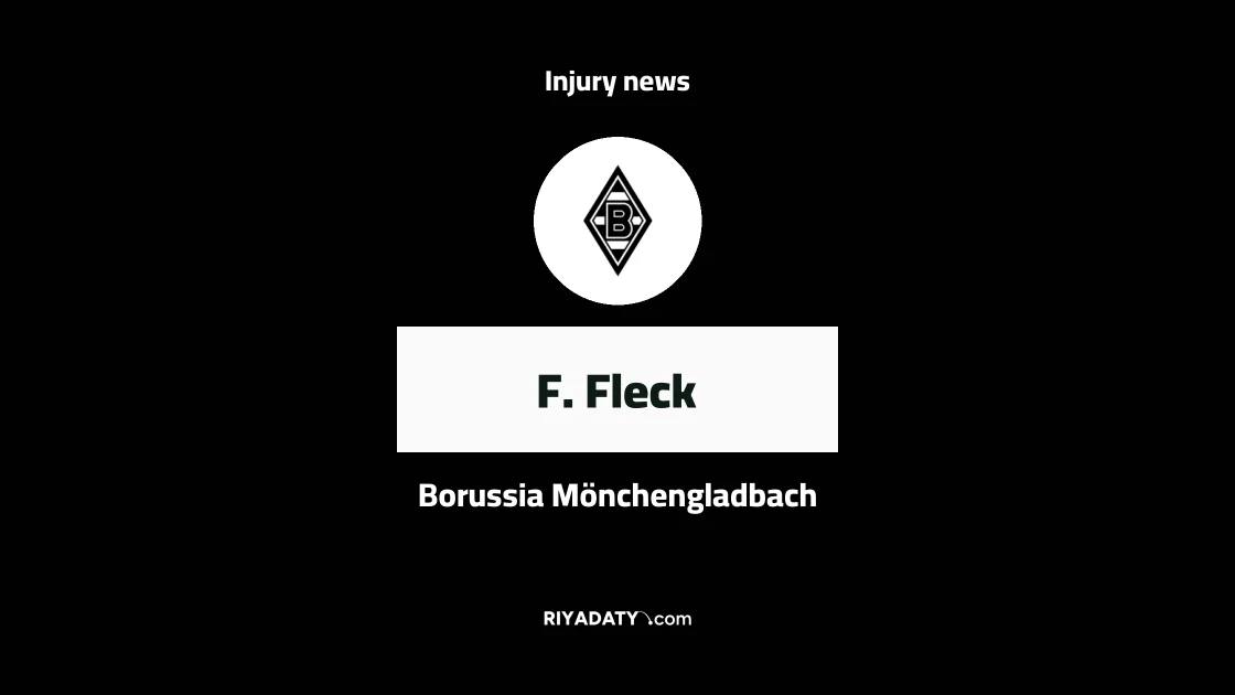 Muscle injury keeps Fleck out of Borussia Mönchengladbach's squad