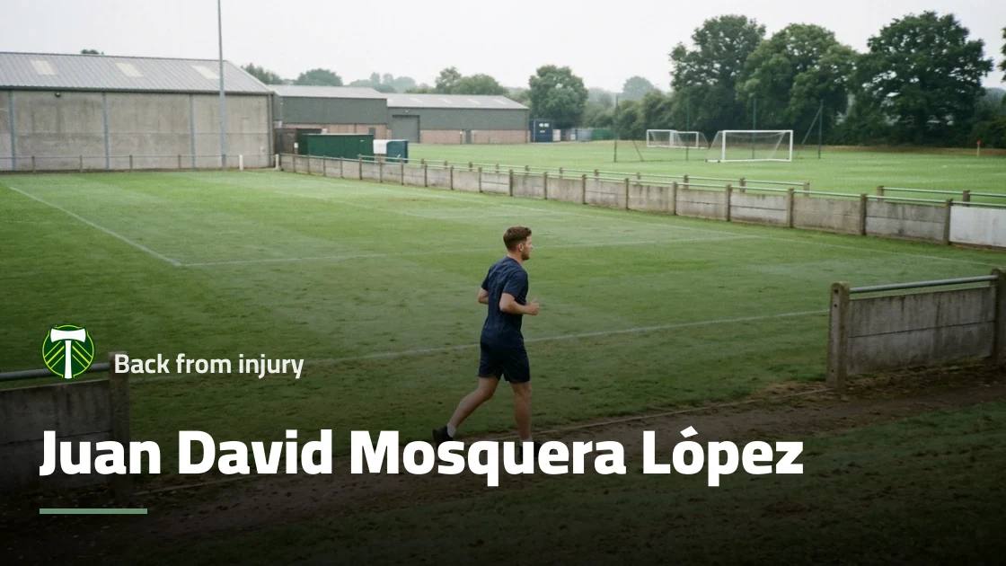Mosquera returns to training with Portland Timbers after recovering from foot injury