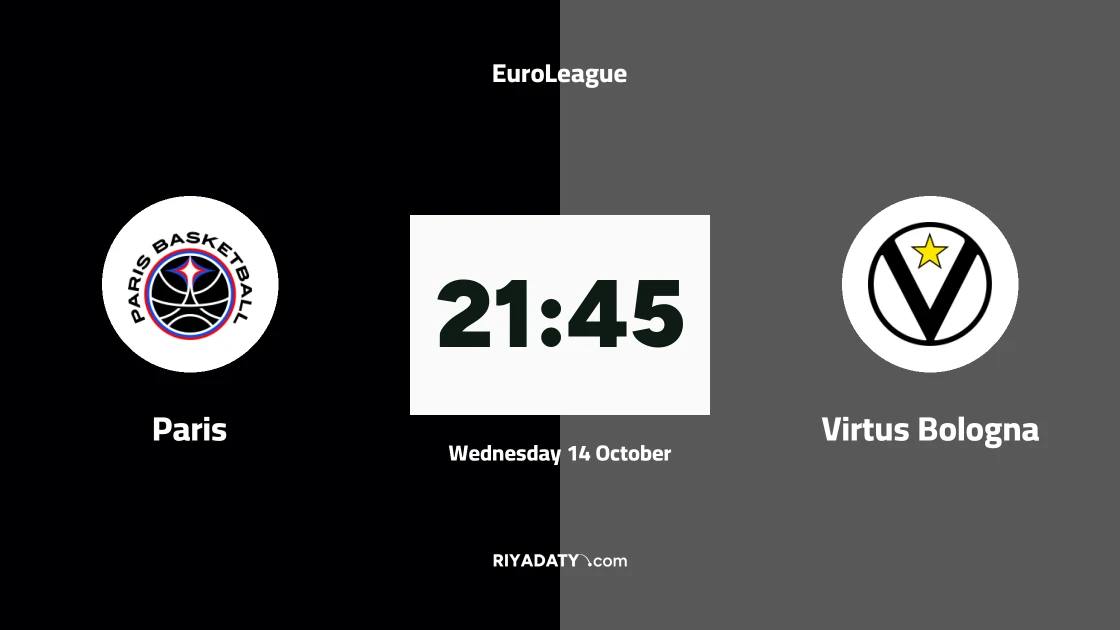 Paris Hosts Virtus Bologna in EuroLeague Round 5