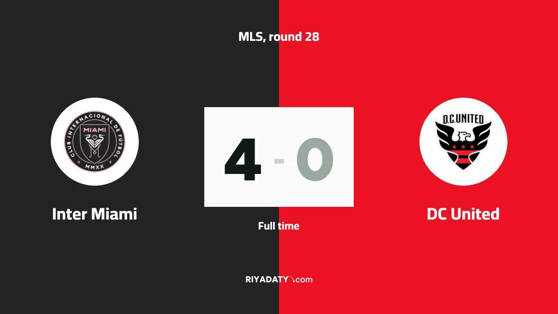 Inter Miami crush DC United 4-0 in MLS