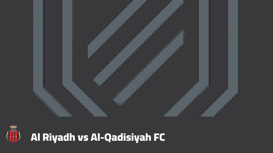 Al Riyadh host Al-Qadisiyah FC in Round 12 of Saudi Pro League