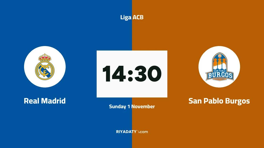 Real Madrid host San Pablo Burgos in Matchday 6 of the Liga ACB