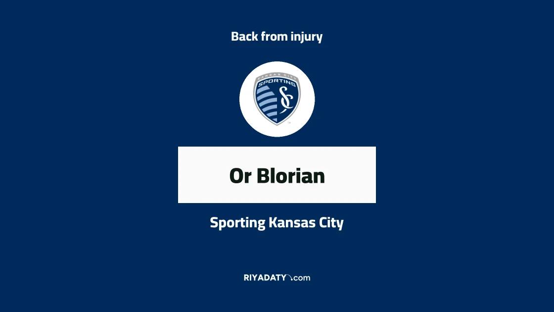Blorian returns to training with Sporting Kansas City after chest injury