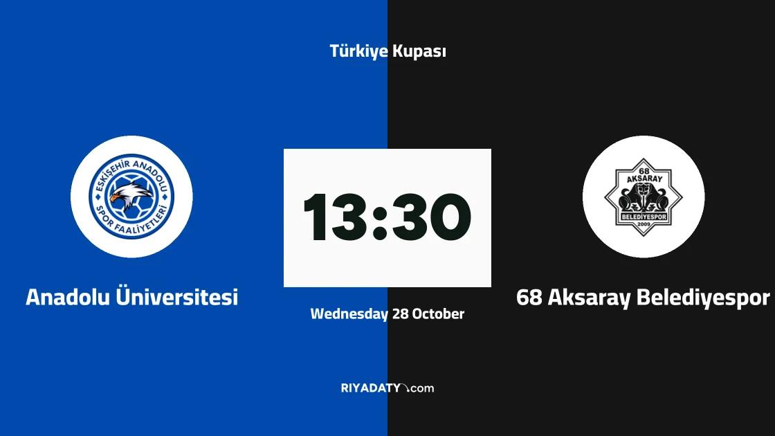 Anadolu Üniversitesi host 68 Aksaray Belediyespor in third round of Türkiye Kupası