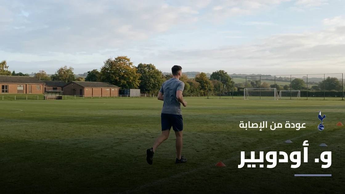أودوبير يعود لصفوف توتنهام بعد غياب بسبب إصابة الركبة