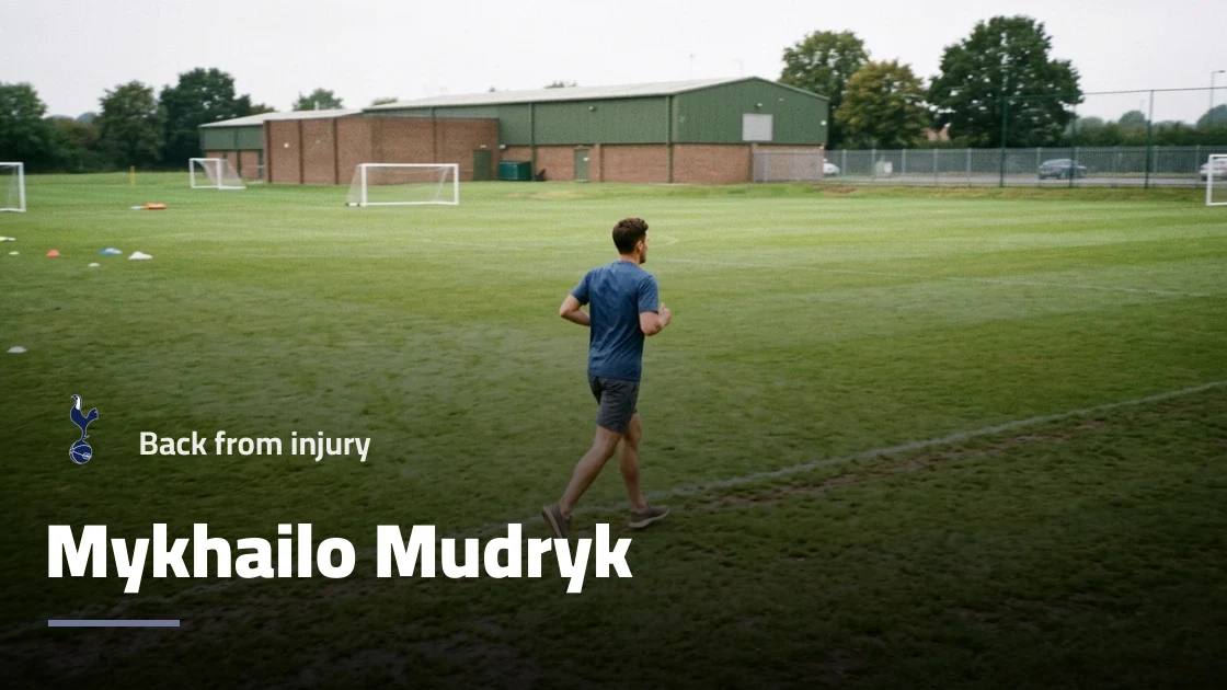 Mudryk returns to Tottenham squad after ankle injury absence