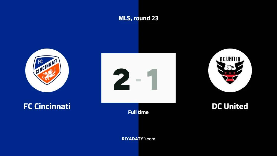 FC Cincinnati beat DC United 2-1 in MLS