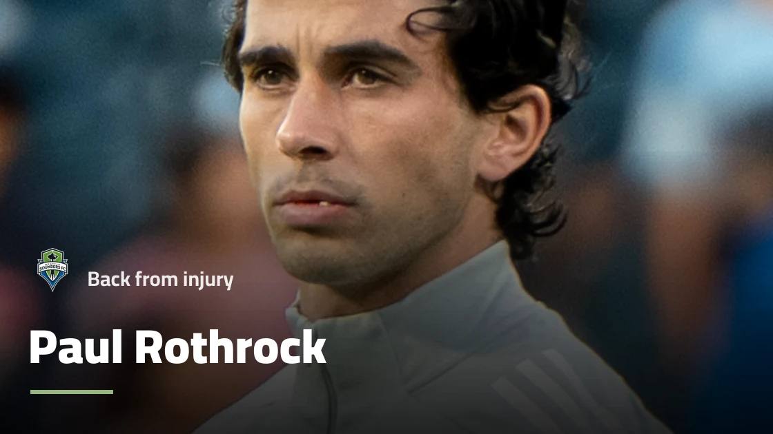 Rothrock returns to Seattle Sounders squad after injury absence