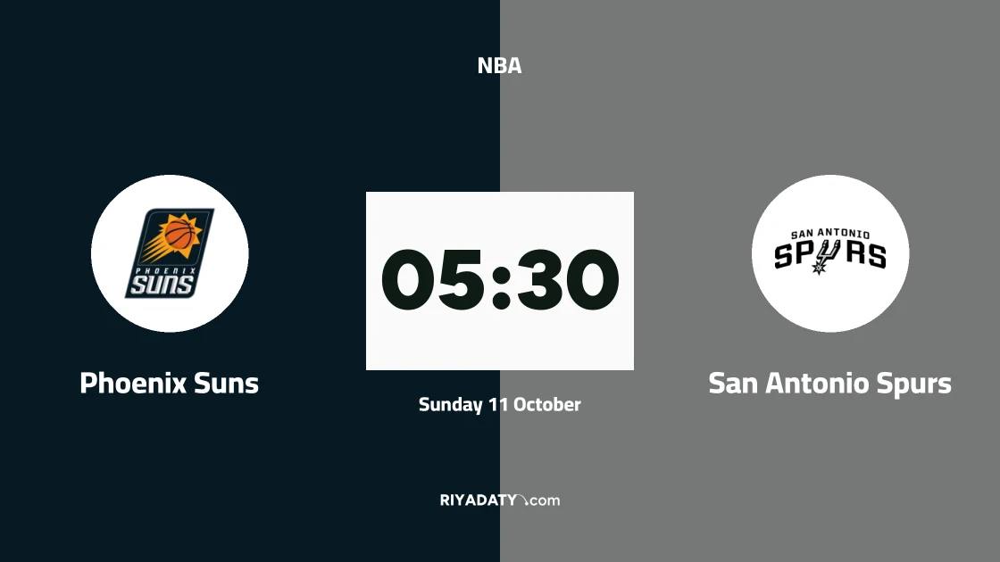 Phoenix Suns host San Antonio Spurs in the NBA