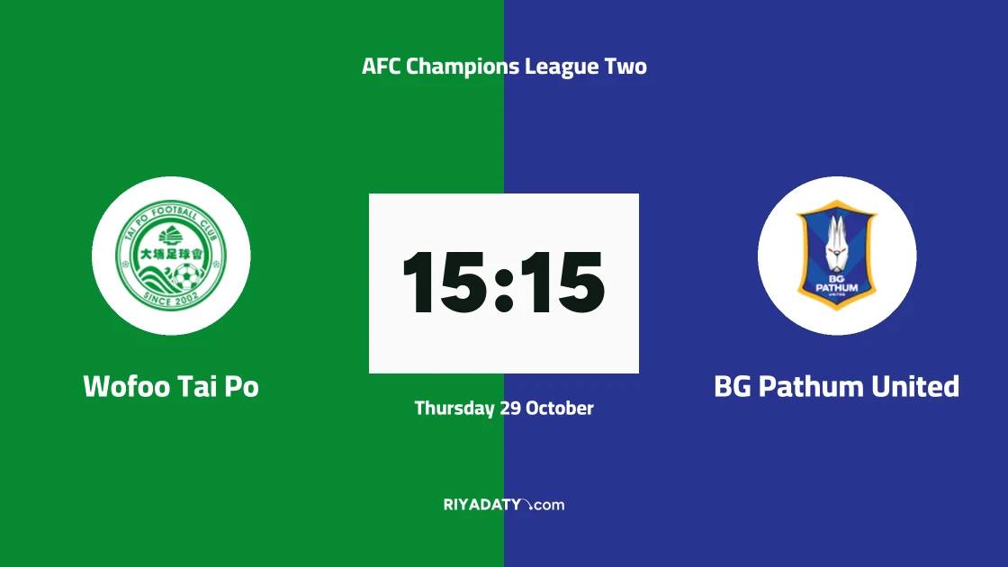 Wofoo Tai Po host BG Pathum United in Matchday 3 of AFC Champions League Two