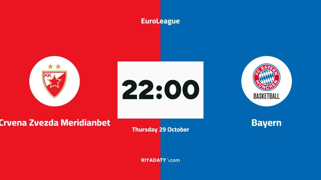 Crvena Zvezda host Bayern in Matchday 9 of the EuroLeague