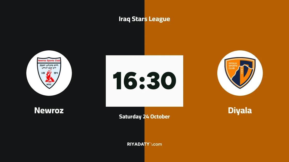 Newroz host Diyala in matchday 11 of the Iraq Stars League