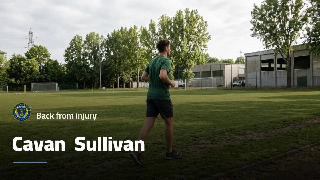 Cavan Sullivan returns to training with Philadelphia Union after ankle injury