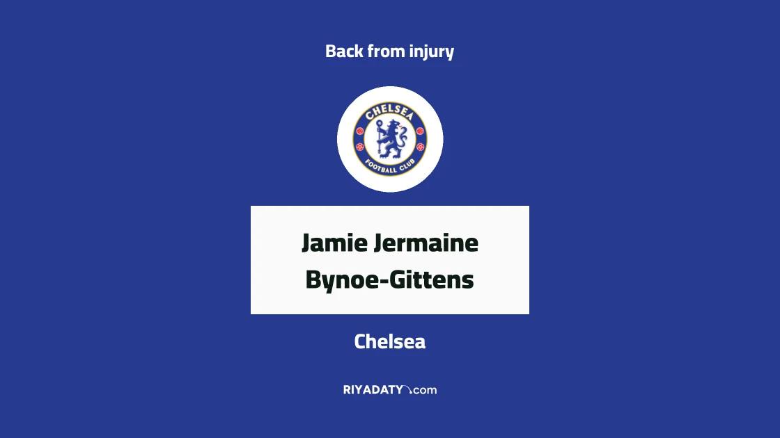Bynoe-Gittens returns to Chelsea squad after ankle injury absence