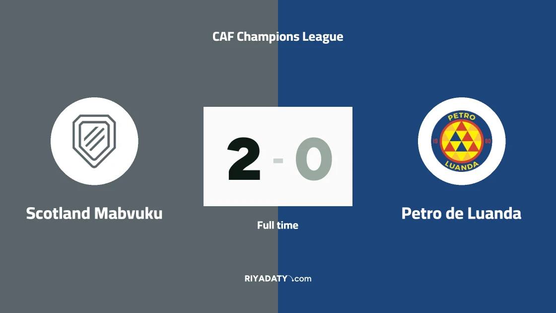 Scotland Mabvuku beat Petro de Luanda 2-0 in CAF Champions League preliminary round