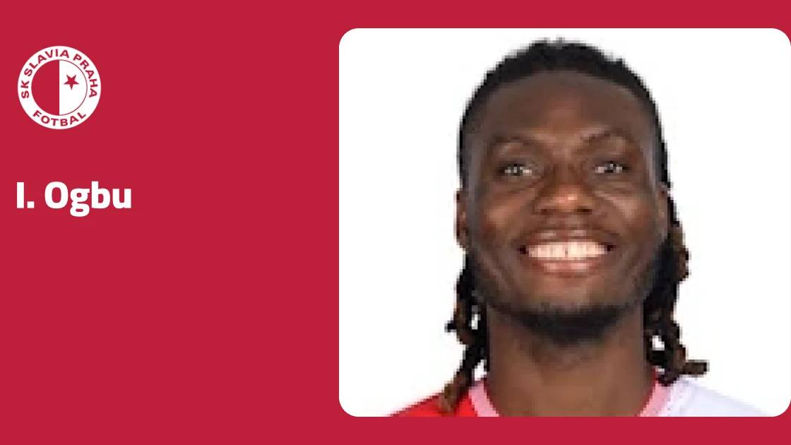 Ogbu returns to training with Slavia Praha after absence through injury