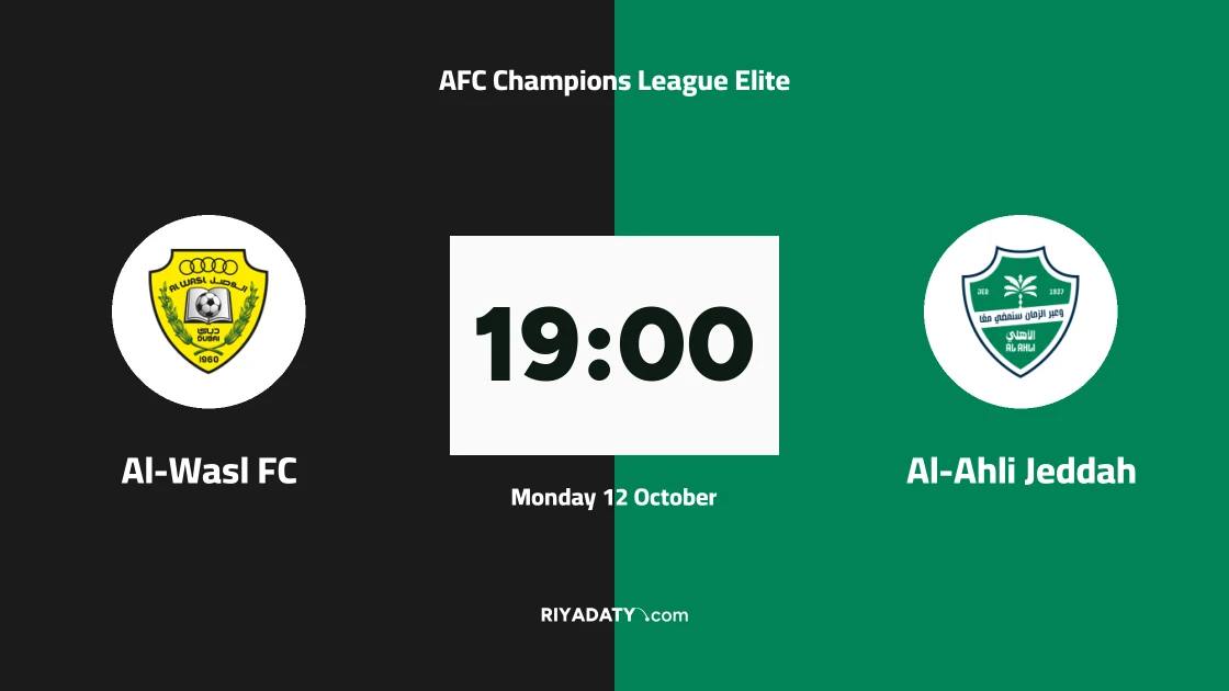 Al-Wasl to host Al-Ahli in matchday two of the AFC Champions League Elite