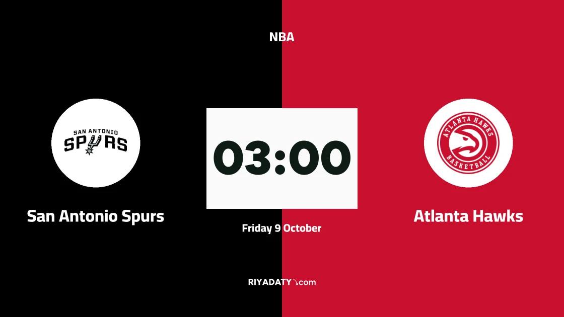 San Antonio Spurs host Atlanta Hawks in NBA