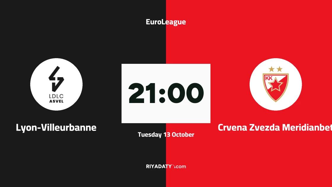 Lyon-Villeurbanne host Crvena Zvezda Meridianbet in Round 5 of the EuroLeague