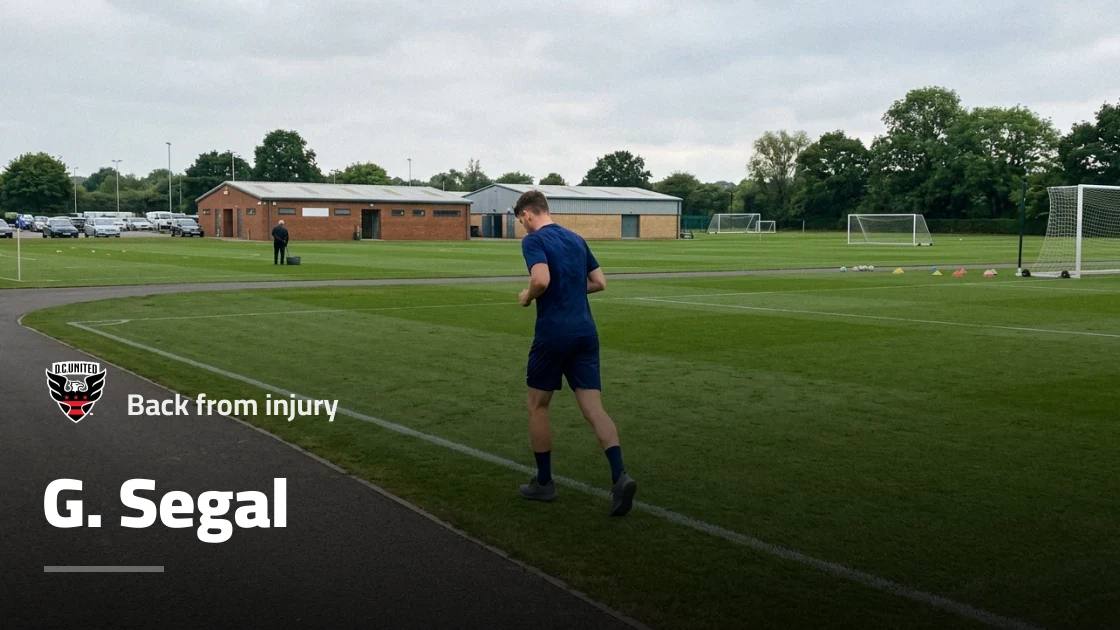 Segal recovers from ankle injury and returns to DC United squad