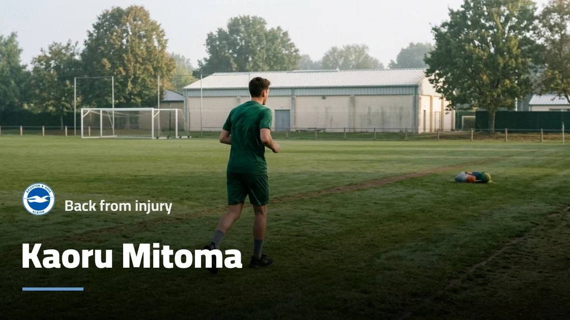Mitoma returns to Brighton squad after recovering from hamstring injury