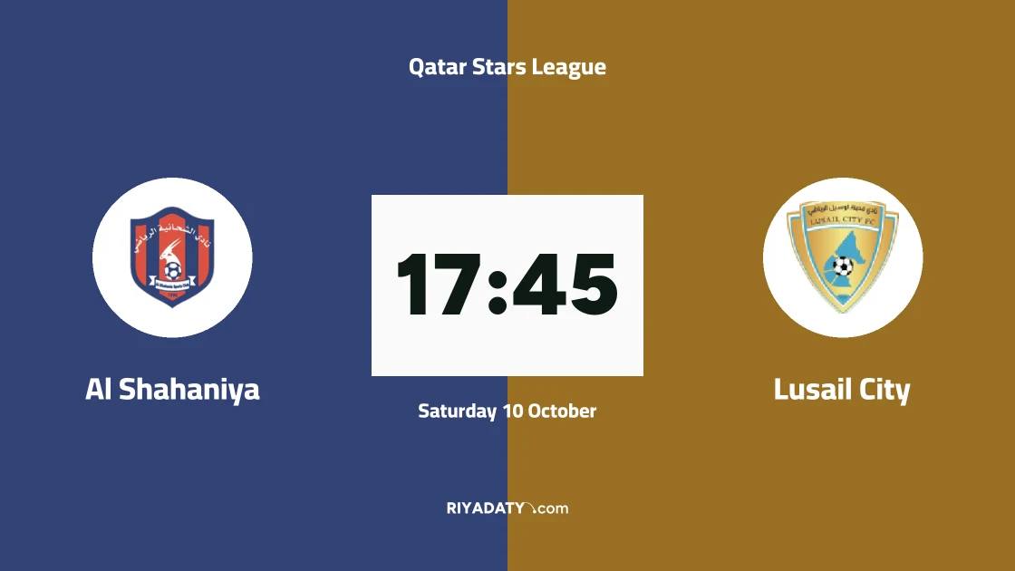 Al Shahaniya host Lusail City in Qatar Stars League matchday five