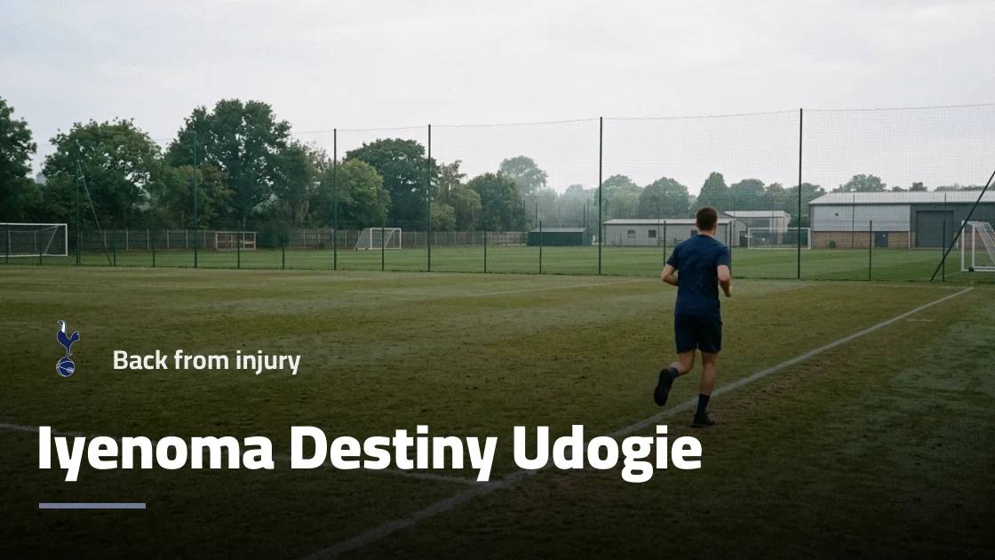 Iyenoma Destiny Udogie returns to Tottenham squad after knee injury absence