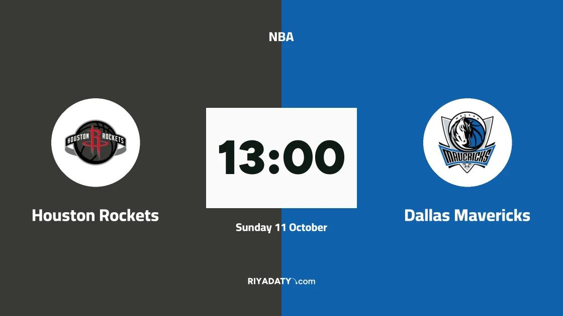 Houston Rockets to host Dallas Mavericks in the NBA