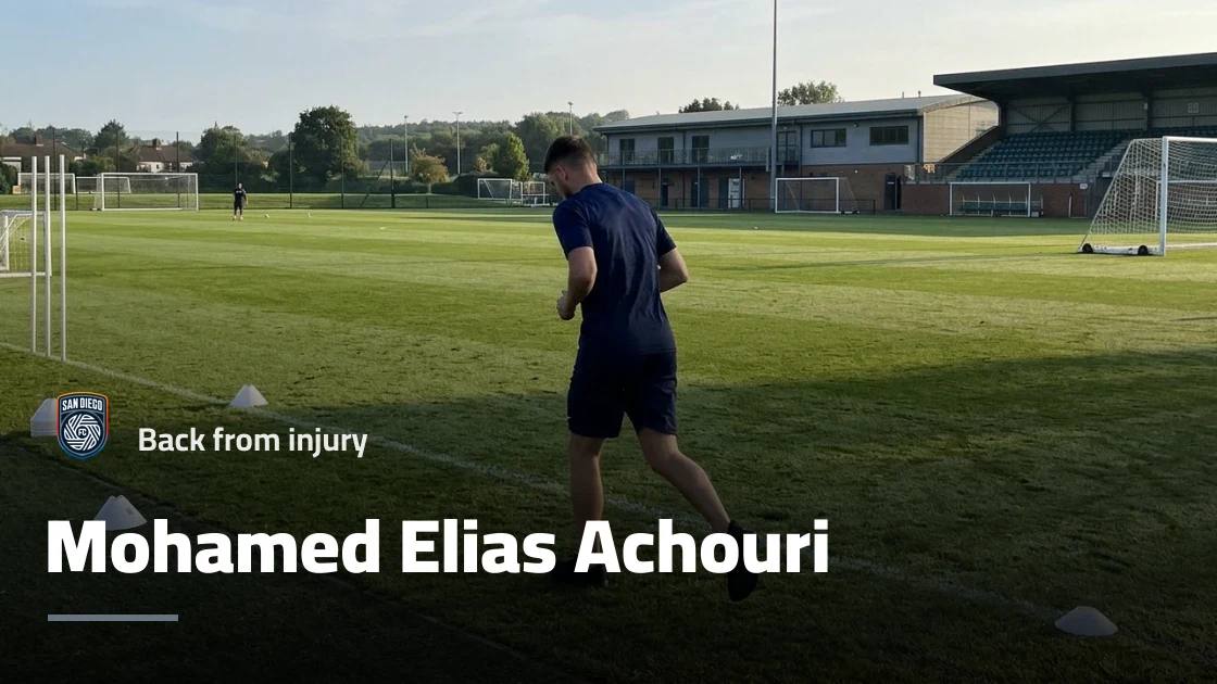 Achouri returns to San Diego squad after injury layoff