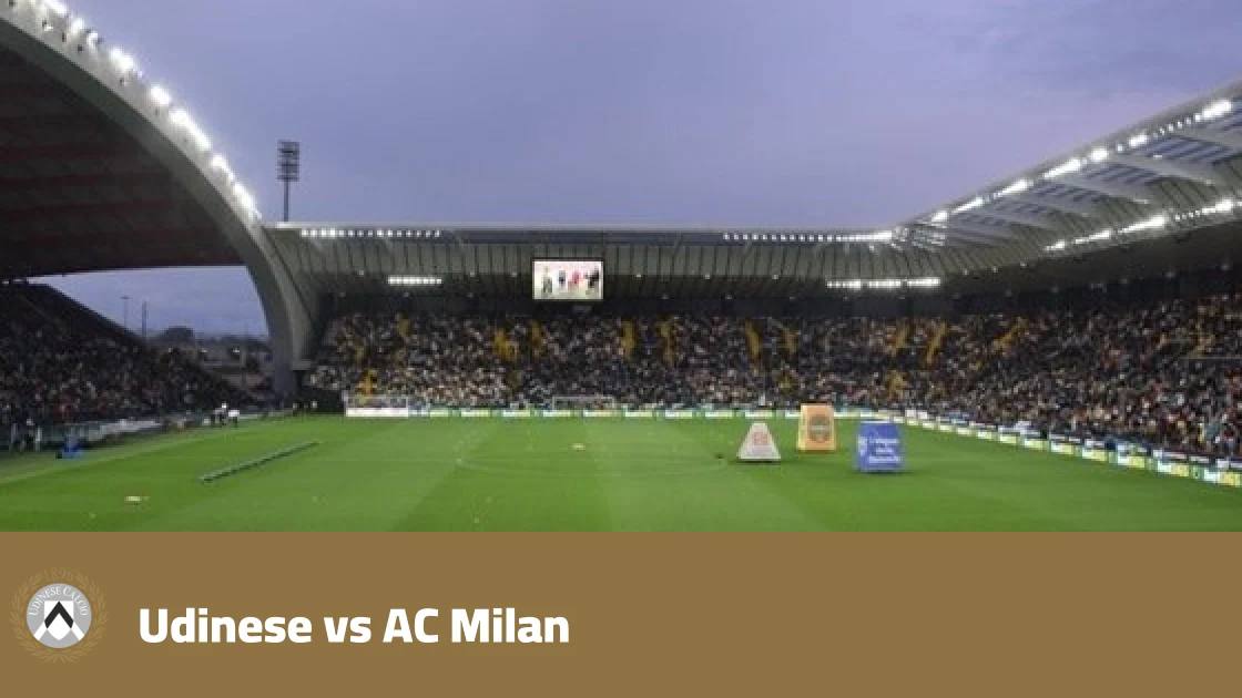 Udinese host AC Milan in Matchday 8 of Serie A