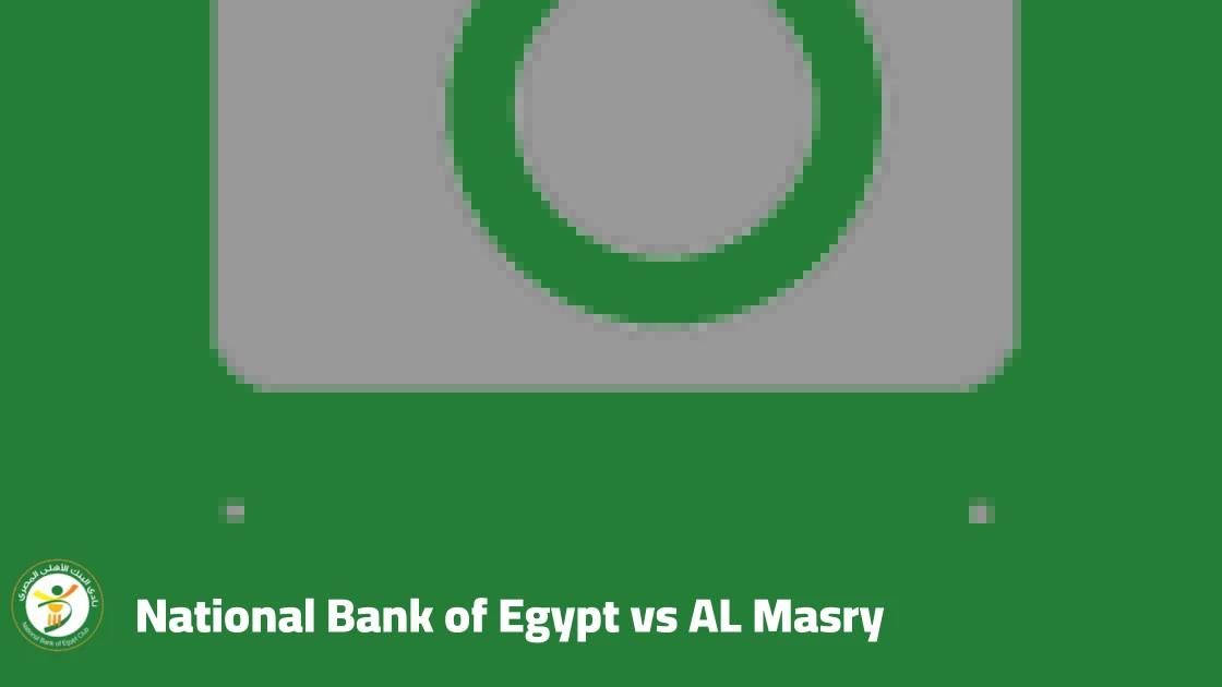 National Bank of Egypt host AL Masry in Round 8 of the Egyptian Premier League