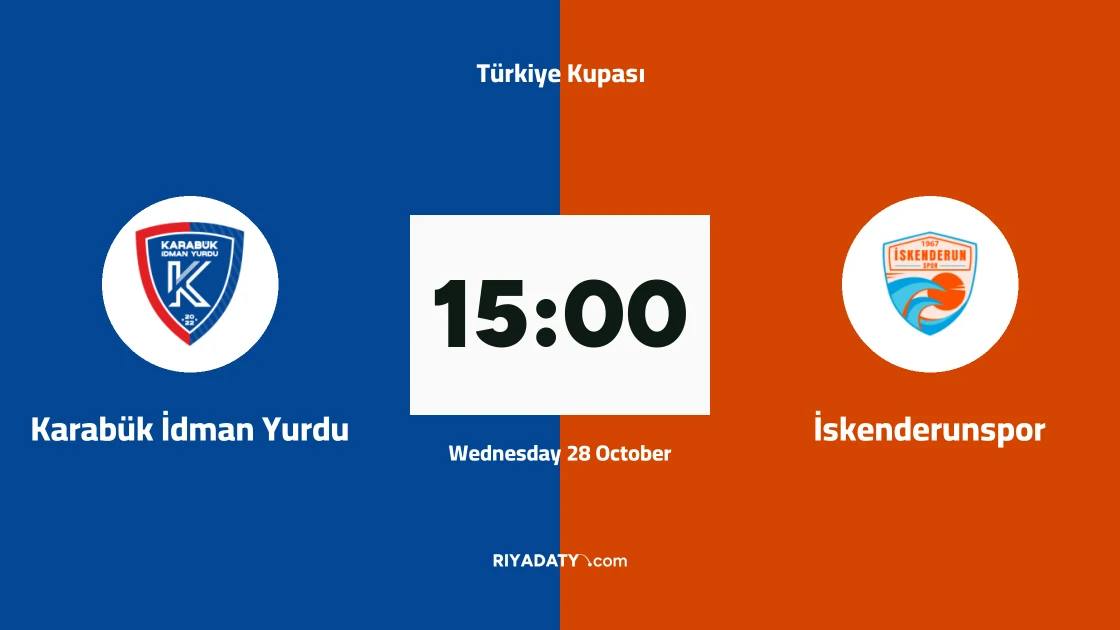 Karabük İdman Yurdu host İskenderunspor in third round of Türkiye Kupası
