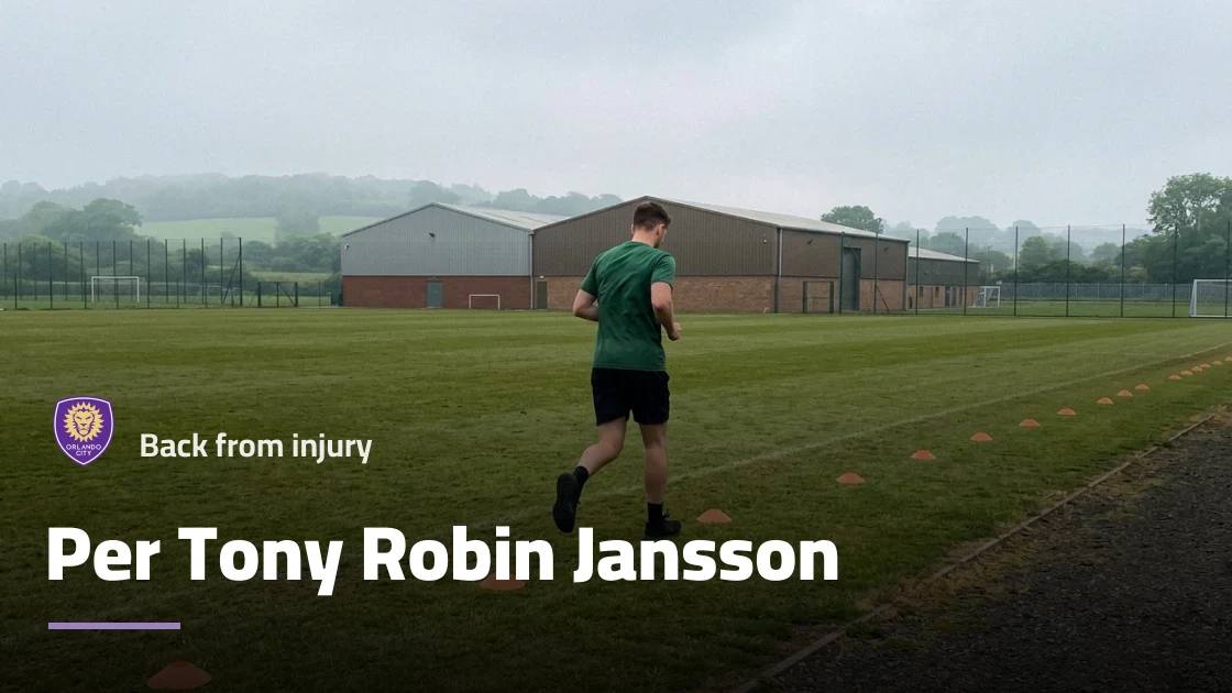 Jansson returns to training with Orlando City SC after recovering from foot injury