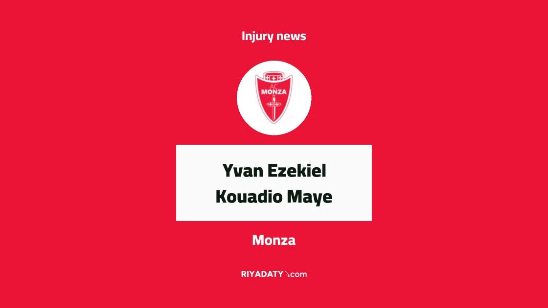 Muscle injury rules Maye out of Monza's clash with Torino