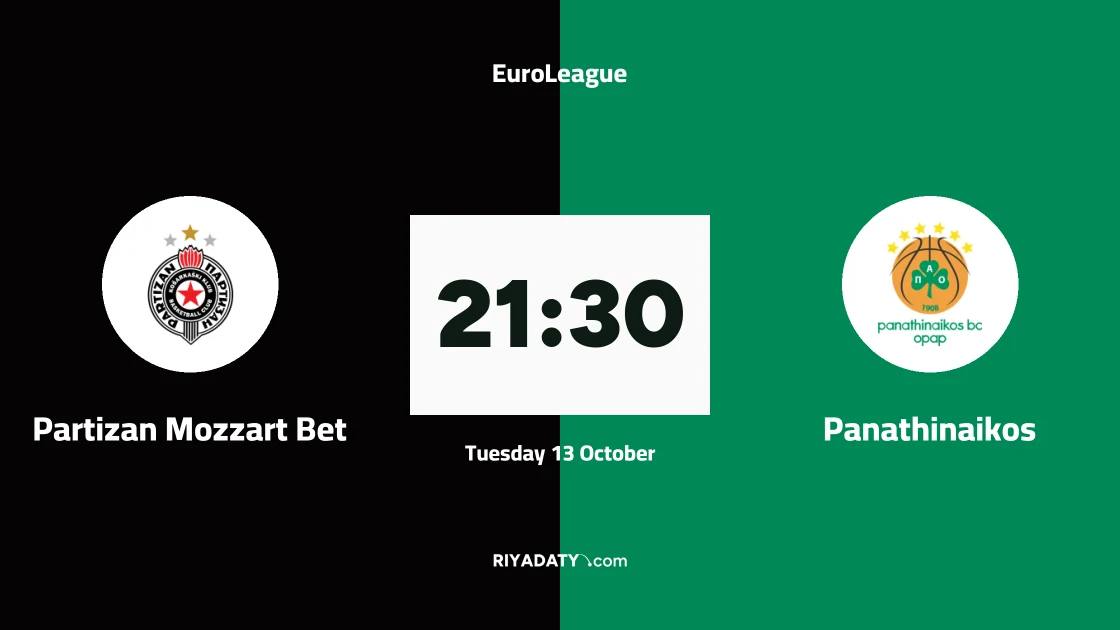 Partizan host Panathinaikos in Round 5 of the EuroLeague