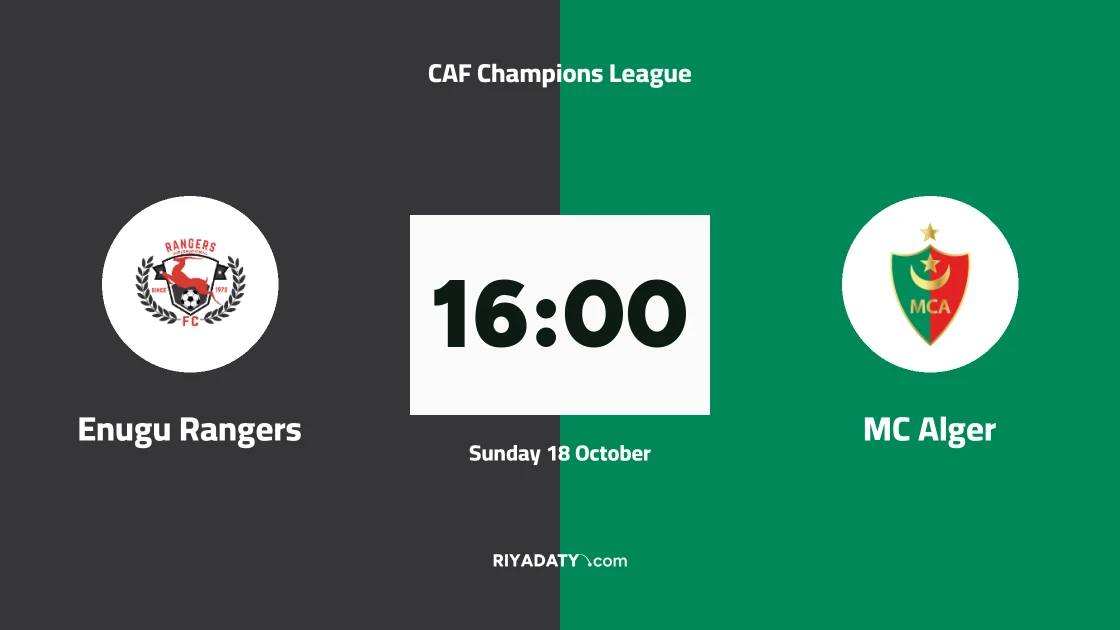 Enugu Rangers to host MC Alger in CAF Champions League second preliminary round