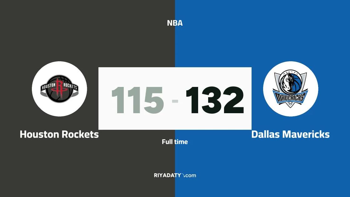 Dallas Mavericks beat Houston Rockets 132-115 in the NBA