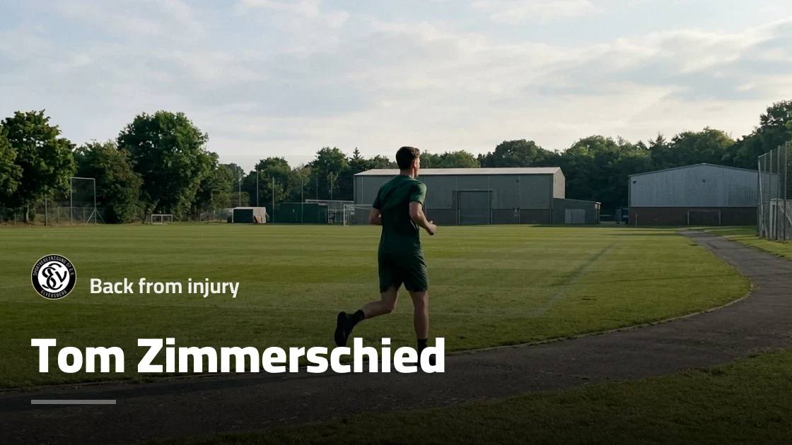 Zimmerschied returns to SV Elversberg squad after recovering from ankle injury