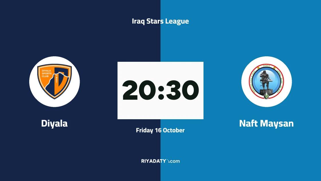 Diyala host Naft Maysan in Round 10 of the Iraq Stars League