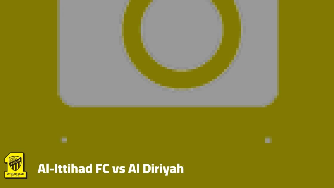 Al-Ittihad host Al Diriyah in Round 11 of the Saudi Pro League