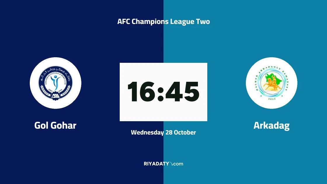 Gol Gohar host Arkadag in Matchday 3 of AFC Champions League Two